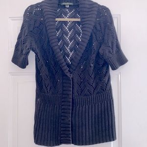 Eddie Bauer ladies cardigan sweater gray large